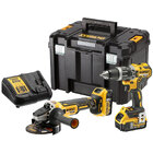 Набор аккумуляторных инструментов DeWalt DCK2080P2T (Шуруповерт DCD796 + МШУ DCG405)