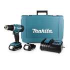 Аккумуляторная дрель-шуруповерт Makita DDF453SYE+набор сверл D-20769+очки PGW-180110/CLEAR+перчатки PGH-160350-L — Фото 3